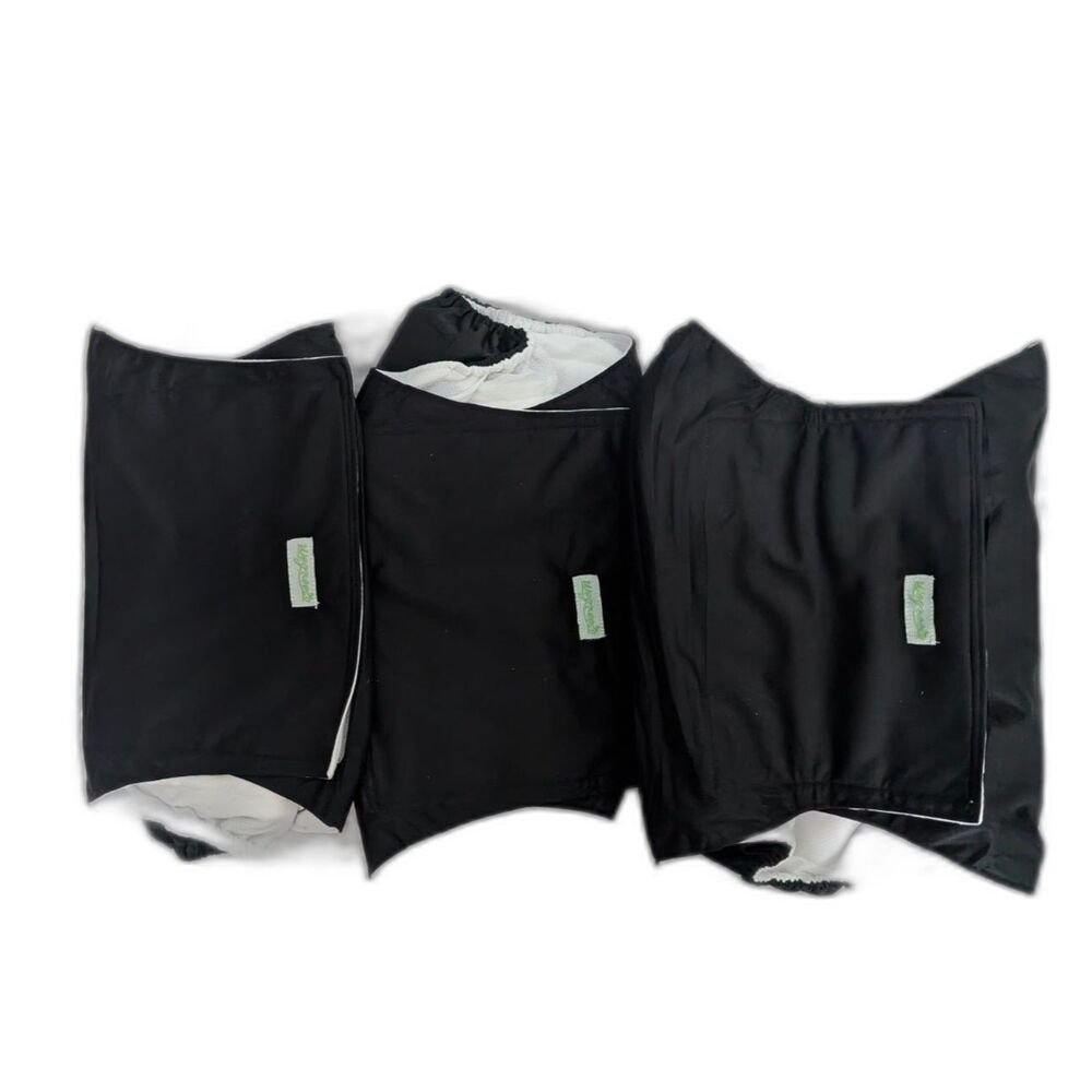 Wegreeco Dog Belly Bands Pack of 3 Black Size XL NWOT